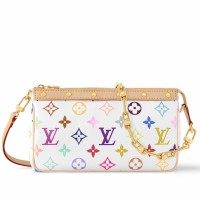Louis Vuitton LV x TM Pochette Accessoires in Monogram Multicolored Canvas M13404 Louis Vuitton LV x TM Pochette Accessoires in Monogram Multicolored Canvas M13404
