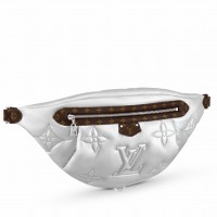 Louis Vuitton Maxi Bumbag In Silver Recycled Nylon M20971