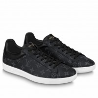 Louis Vuitton Men's Luxembourg Sneakers in Monogram Eclipse Canvas Louis Vuitton Men's Luxembourg Sneakers in Monogram Eclipse Canvas