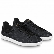 Louis Vuitton Men's Luxembourg Sneakers in Monogram Eclipse Canvas Louis Vuitton Men's Luxembourg Sneakers in Monogram Eclipse Canvas