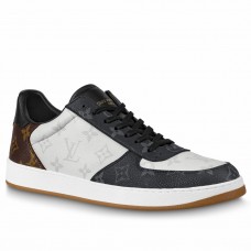 Louis Vuitton Men's Rivoli Sneakers In Tri-color Monogram Canvas Louis Vuitton Men's Rivoli Sneakers In Tri-color Monogram Canvas