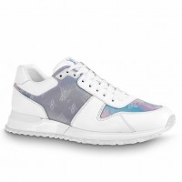 Louis Vuitton Men's Run Away Sneakers In Iridescent Monogram
