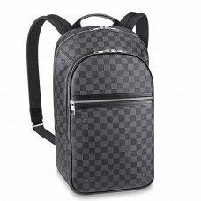 Louis Vuitton Michael Backpack In Damier Graphite Canvas N58024 Louis Vuitton Michael Backpack In Damier Graphite Canvas N58024