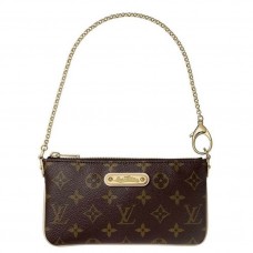 Louis Vuitton Milla Clutch MM Bag In Monogram Canvas M60094 Louis Vuitton Milla Clutch MM Bag In Monogram Canvas M60094