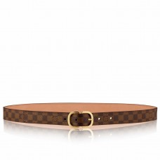 Louis Vuitton Mini 25MM Belt In Damier Ebene Canvas M9744V Louis Vuitton Mini 25MM Belt In Damier Ebene Canvas M9744V