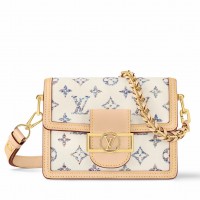 Louis Vuitton Mini Dauphine Bag in Monogram Fabric M24841