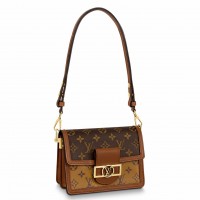 Louis Vuitton Mini Dauphine Bag In Monogram Reverse Canvas M45959