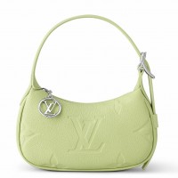 Louis Vuitton Mini Moon Bag In Cream Monogram Empreinte Leather M82425 Louis Vuitton Mini Moon Bag In Cream Monogram Empreinte Leather M82425