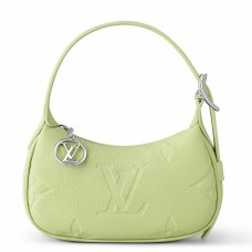 Louis Vuitton Mini Moon Bag In Cream Monogram Empreinte Leather M82425