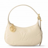 Louis Vuitton Mini Moon Bag In Cream Monogram Empreinte Leather M82519