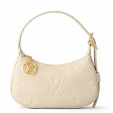 Louis Vuitton Mini Moon Bag In Cream Monogram Empreinte Leather M82519