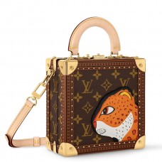 Louis Vuitton Mini Square Trunk Leopard in Monogram Canvas M11210 Louis Vuitton Mini Square Trunk Leopard in Monogram Canvas M11210
