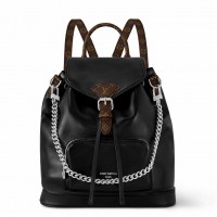 Louis Vuitton Montsouris PM Backpack in Black Lambskin M12587 Louis Vuitton Montsouris PM Backpack in Black Lambskin M12587