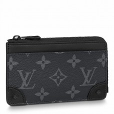 Louis Vuitton Multi Card Holder Trunk In Monogram Eclipse Canvas M80556 Louis Vuitton Multi Card Holder Trunk In Monogram Eclipse Canvas M80556