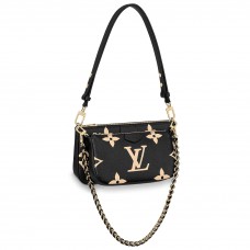 Louis Vuitton Multi Pochette Accessoires In Bicolor Empreinte Leather M45777