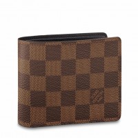 Louis Vuitton Multiple Wallet In Damier Ebene Canvas N60895 Louis Vuitton Multiple Wallet In Damier Ebene Canvas N60895