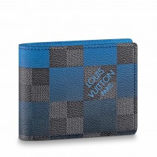 Louis Vuitton Multiple Wallet In Damier Graphite Giant Canvas N40414