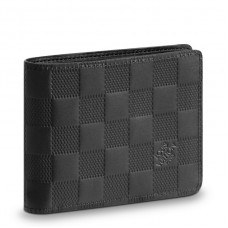 Louis Vuitton Multiple Wallet In Damier Infini Leather N63124