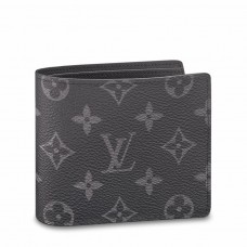 Louis Vuitton Multiple Wallet In Monogram Eclipse Canvas M61695