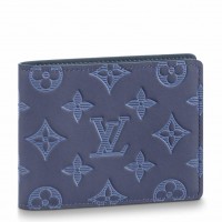 Louis Vuitton Multiple Wallet In Monogram Shadow Leather M80422 Louis Vuitton Multiple Wallet In Monogram Shadow Leather M80422