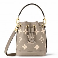Louis Vuitton Nano Noe Bag In Monogram Empreinte Leather M46291 Louis Vuitton Nano Noe Bag In Monogram Empreinte Leather M46291