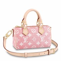 Louis Vuitton Nano Speedy Bag In Monogram Denim M81213