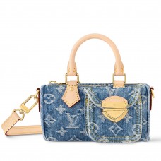 Louis Vuitton Nano Speedy Bag In Monogram Denim M82950