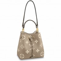 Louis Vuitton NeoNoe MM Bag In Bicolor Empreinte Leather M45555 Louis Vuitton NeoNoe MM Bag In Bicolor Empreinte Leather M45555