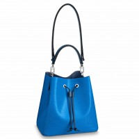 Louis Vuitton Neonoe MM Bag In Blue Epi Leather M55935 Louis Vuitton Neonoe MM Bag In Blue Epi Leather M55935