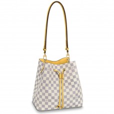 Louis Vuitton Neonoe MM Bag In Damier Azur Canvas N40151 Louis Vuitton Neonoe MM Bag In Damier Azur Canvas N40151
