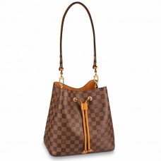 Louis Vuitton Neonoe MM Bag In Damier Ebene Canvas N40213 Louis Vuitton Neonoe MM Bag In Damier Ebene Canvas N40213