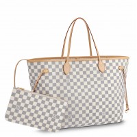 Louis Vuitton Neverfull GM Bag In Damier Azur Canvas N41360