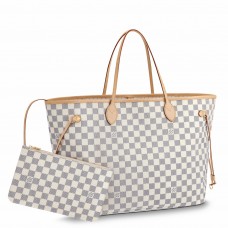 Louis Vuitton Neverfull GM Bag In Damier Azur Canvas N41360 Louis Vuitton Neverfull GM Bag In Damier Azur Canvas N41360