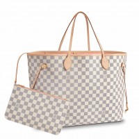 Louis Vuitton Neverfull GM Bag In Damier Azur Canvas N41604