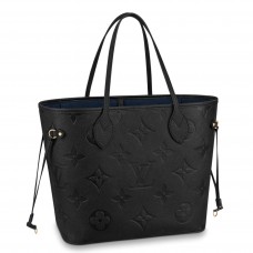 Louis Vuitton Neverfull MM Bag In Monogram Empreinte Leather M45685