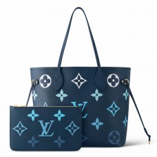 Louis Vuitton Neverfull MM Bag In Monogram Empreinte Leather M46514