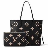 Louis Vuitton Neverfull MM Bag In Monogram Empreinte Leather M58907 Louis Vuitton Neverfull MM Bag In Monogram Empreinte Leather M58907