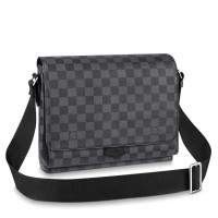 Louis Vuitton New Flap Messenger In Damier Graphite Canvas N40418 Louis Vuitton New Flap Messenger In Damier Graphite Canvas N40418
