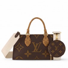 Louis Vuitton OnTheGo East West Bag In Monogram Reverse Canvas M46653 Louis Vuitton OnTheGo East West Bag In Monogram Reverse Canvas M46653