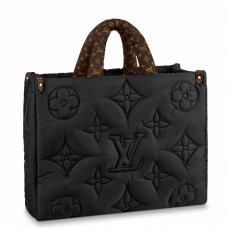 Louis Vuitton OnTheGo GM Bag In Black Recycled Nylon M59005 Louis Vuitton OnTheGo GM Bag In Black Recycled Nylon M59005