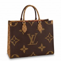 Louis Vuitton OnTheGo MM Bag In Giant Monogram Reverse Canvas M45321 Louis Vuitton OnTheGo MM Bag In Giant Monogram Reverse Canvas M45321