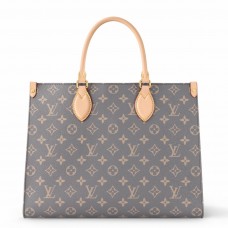 Louis Vuitton OnTheGo MM Bag in Grey Monogram Canvas M12415 Louis Vuitton OnTheGo MM Bag in Grey Monogram Canvas M12415