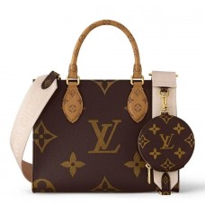 Louis Vuitton OnTheGo PM Bag In Monogram Reverse Canvas M46373 Louis Vuitton OnTheGo PM Bag In Monogram Reverse Canvas M46373