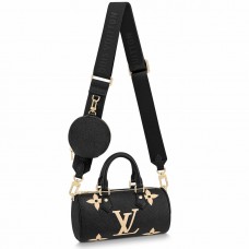 Louis Vuitton Papillon BB Bag In Bicolor Monogram Empreinte Leather M45980