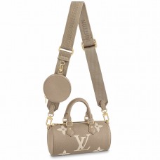 Louis Vuitton Papillon BB Bag In Bicolor Monogram Empreinte Leather M46031