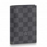Louis Vuitton Passport Cover In Damier Graphite Canvas N64411 Louis Vuitton Passport Cover In Damier Graphite Canvas N64411