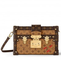 Louis Vuitton Petite Malle Bag In Monogram Reverse Canvas M45960