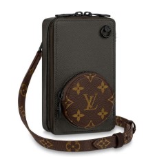 Louis Vuitton Phone Box In Taiga Leather M30581 Louis Vuitton Phone Box In Taiga Leather M30581