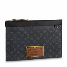 Louis Vuitton Pochette Discovery GM In Monogram Eclipse Canvas M69256 Louis Vuitton Pochette Discovery GM In Monogram Eclipse Canvas M69256