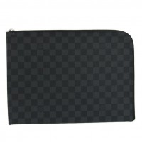 Louis Vuitton Pochette Jour GM In Damier Graphite Canvas N41501 Louis Vuitton Pochette Jour GM In Damier Graphite Canvas N41501